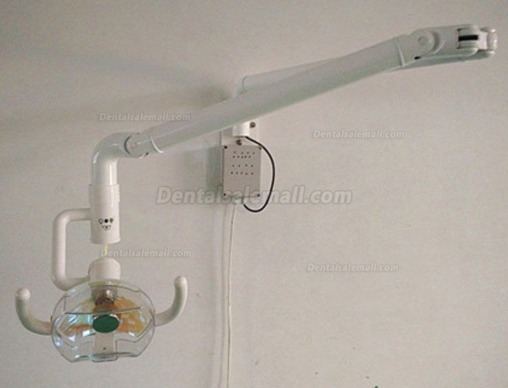 50W Wall-mounted Dental Medical Led Oral Light Lamp with Arm Shadowless Cold Light